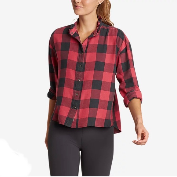 Eddie Bauer Fremont Flannel Shirt - Picture 1 of 4